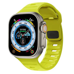 Silicone Apple Watch Bands - 20 color options 38mm - 49mm -