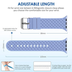 Silicone Apple Watch Bands - 9 color options 38mm - 49mm -
