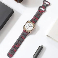 Silicone Camouflage Apple Watch Band - 10 Color Options 38mm - 49mm -