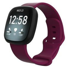 Silicone Fitbit Band For Versa 3 / 4 - Sense 1 / 2 (17 color options) -