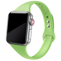 Slim Silicone Apple Watch Bands - 38 color options 38mm - 49mm -