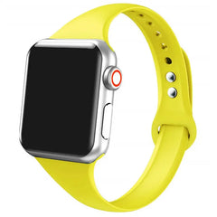 Slim Silicone Apple Watch Bands - 38 color options 38mm - 49mm -