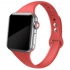 Slim Silicone Apple Watch Bands - 38 color options 38mm - 49mm -