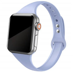 Slim Silicone Apple Watch Bands - 38 color options 38mm - 49mm -