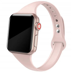 Slim Silicone Apple Watch Bands - 38 color options 38mm - 49mm -
