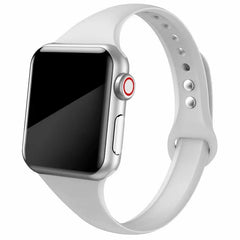 Slim Silicone Apple Watch Bands - 38 color options 38mm - 49mm -