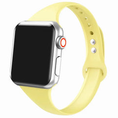 Slim Silicone Apple Watch Bands - 38 color options 38mm - 49mm -