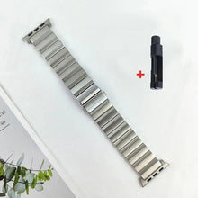 Load image into Gallery viewer, Solid Titanium Strap for Apple Watch Band - 4 Colors Axios Bands