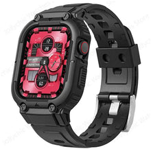 Load image into Gallery viewer, Sport Rubber Strap with Transparent Armor Case for Apple Watch Band - 6 colors Axios Bands
