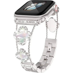 Stainless Steel Diamond Bracelet Apple Watch Band - 11 Color Options 38 - 49mm -