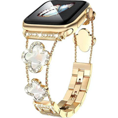 Stainless Steel Diamond Bracelet Apple Watch Band - 11 Color Options 38 - 49mm -