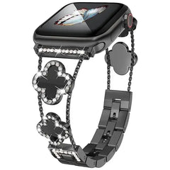 Stainless Steel Diamond Bracelet Apple Watch Band - 11 Color Options 38 - 49mm -