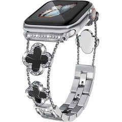 Stainless Steel Diamond Bracelet Apple Watch Band - 11 Color Options 38 - 49mm -