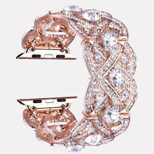 Load image into Gallery viewer, Stainless Steel Fashion Bling Apple Watch Band - 7 Color options 38mm - 49mm Axios Bands