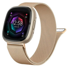 Load image into Gallery viewer, Stainless Steel Magnetic Metal Fitbit for Versa, Versa Lite, Versa 2, Versa 3, Versa 4, and Versa Sense - 7 color options Axios Bands