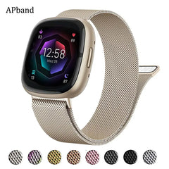 Stainless Steel Magnetic Metal Fitbit - 7 color options -