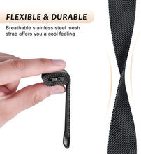 Load image into Gallery viewer, Stainless Steel Magnetic Metal Fitbit for Versa, Versa Lite, Versa 2, Versa 3, Versa 4, and Versa Sense - 7 color options Axios Bands