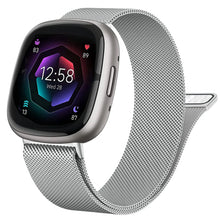 Load image into Gallery viewer, Stainless Steel Magnetic Metal Fitbit for Versa, Versa Lite, Versa 2, Versa 3, Versa 4, and Versa Sense - 7 color options Axios Bands