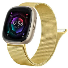Load image into Gallery viewer, Stainless Steel Magnetic Metal Fitbit for Versa, Versa Lite, Versa 2, Versa 3, Versa 4, and Versa Sense - 7 color options Axios Bands