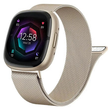 Load image into Gallery viewer, Stainless Steel Magnetic Metal Fitbit for Versa, Versa Lite, Versa 2, Versa 3, Versa 4, and Versa Sense - 7 color options Axios Bands