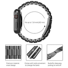 Load image into Gallery viewer, Stainless Steel Metal Apple Watch Bands - 12 color options 38mm - 49mm Axios Bands