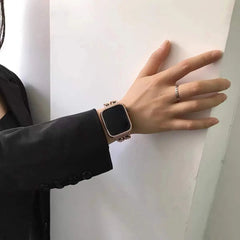 Stainless Steel Metal Apple Watch Bands - 13 color options 38mm - 49mm -
