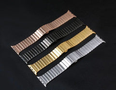 Stainless Steel Metal Apple Watch Bands - 4 color options 38mm - 49mm -