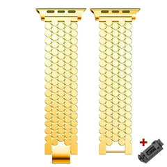 Stainless Steel Metal Apple Watch Bands - 5 color options 38mm - 49mm -