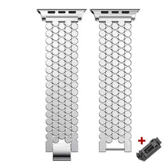 Stainless Steel Metal Apple Watch Bands - 5 color options 38mm - 49mm -