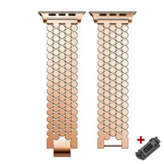 Stainless Steel Metal Apple Watch Bands - 5 color options 38mm - 49mm -