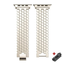 Stainless Steel Metal Apple Watch Bands - 5 color options 38mm - 49mm -