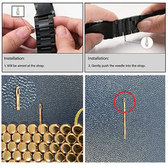 Stainless Steel Metal Apple Watch Bands - 5 color options 38mm - 49mm -