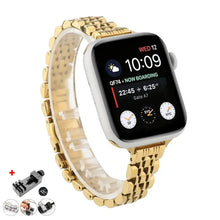 Load image into Gallery viewer, Stainless Steel Metal Apple Watch Bands - 6 color options 38mm - 49mm Axios Bands