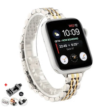 Load image into Gallery viewer, Stainless Steel Metal Apple Watch Bands - 6 color options 38mm - 49mm Axios Bands