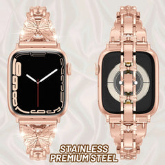 Stainless Steel Metal Apple Watch Bands - 6 color options 38mm - 49mm -