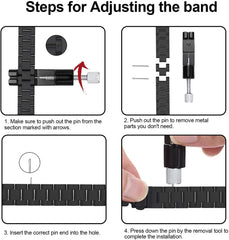 Stainless Steel Metal Apple Watch Bands - 6 color options 38mm - 49mm -