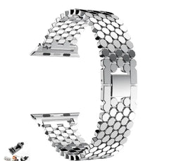 Stainless Steel Metal Apple Watch Bands - 7 color options 38mm - 49mm -