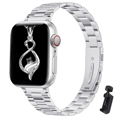Stainless Steel Metal Apple Watch Bands - 7 color options 38mm - 49mm -