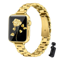 Stainless Steel Metal Apple Watch Bands - 7 color options 38mm - 49mm -