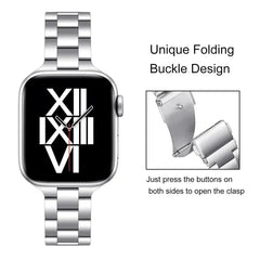 Stainless Steel Metal Apple Watch Bands - 7 color options 38mm - 49mm -