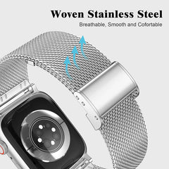 Stainless Steel Metal Apple Watch Bands - 9 color options 38mm - 49mm -