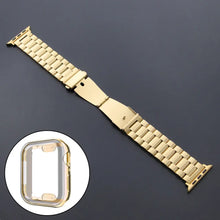 Load image into Gallery viewer, Stainless Steel Metal Apple Watch Bands + CASE - 15 color options 38mm - 45mm Axios Bands