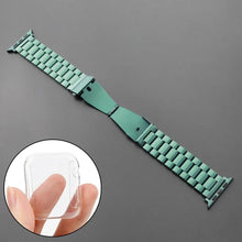 Load image into Gallery viewer, Stainless Steel Metal Apple Watch Bands + CASE - 15 color options 38mm - 45mm Axios Bands