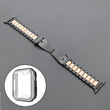 Load image into Gallery viewer, Stainless Steel Metal Apple Watch Bands + CASE - 15 color options 38mm - 45mm Axios Bands