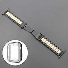 Load image into Gallery viewer, Stainless Steel Metal Apple Watch Bands + CASE - 15 color options 38mm - 45mm Axios Bands