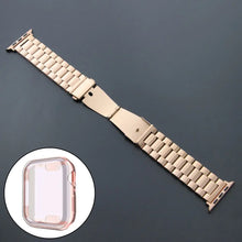 Load image into Gallery viewer, Stainless Steel Metal Apple Watch Bands + CASE - 15 color options 38mm - 45mm Axios Bands