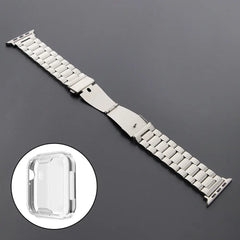 Stainless Steel Metal Apple Watch Bands + CASE - 15 color options 38mm - 45mm -