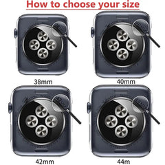 Stainless Steel Metal Apple Watch Bands + CASE - 15 color options 38mm - 45mm -