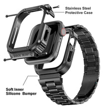 Load image into Gallery viewer, Stainless Steel Metal Apple Watch Bands + CASE - 9 color options 40mm - 49mm Axios Bands