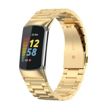 Load image into Gallery viewer, Stainless Steel Metal Fitbit Band For Charge 5 - 4 color options Axios Bands